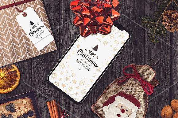 Christmas Mock-ups 10 PSD Pack in Mobile & Web Mockups - product preview 6