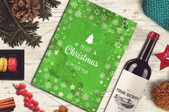 Christmas Mock-ups 10 PSD Pack in Mobile & Web Mockups - product preview 9