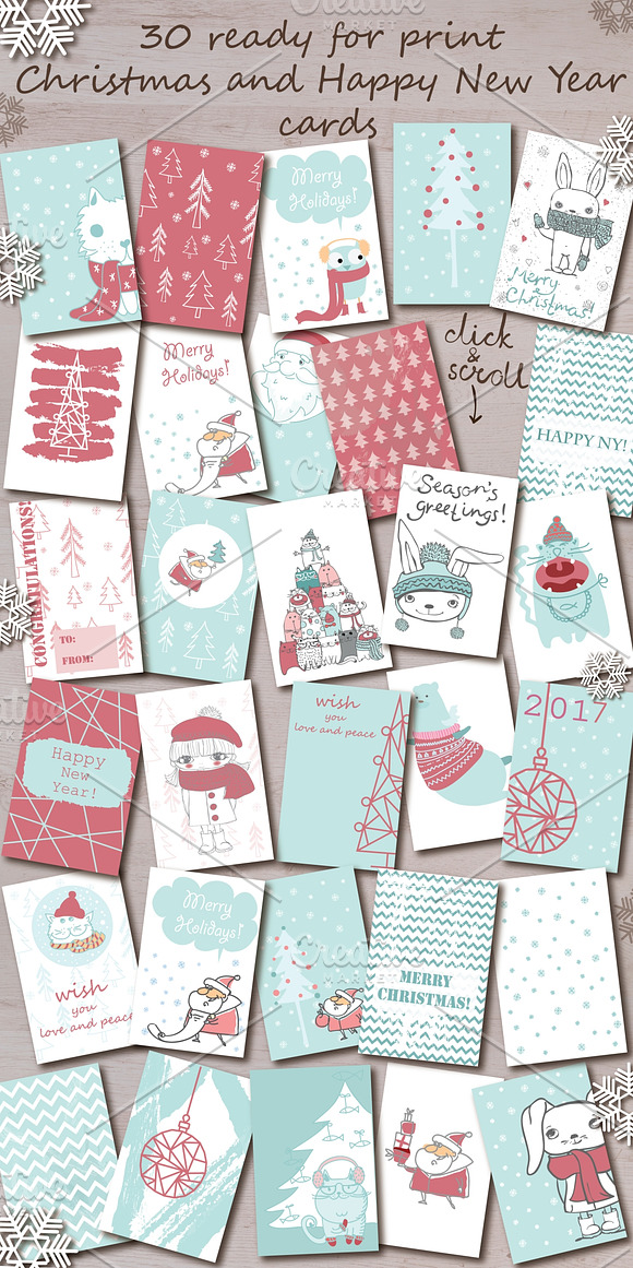 Big CHRISTMAS bundle in Illustrations - product preview 1