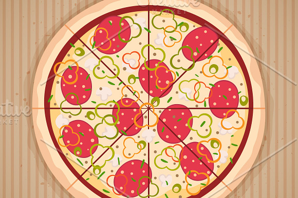 Pizza in Illustrations - product preview 1