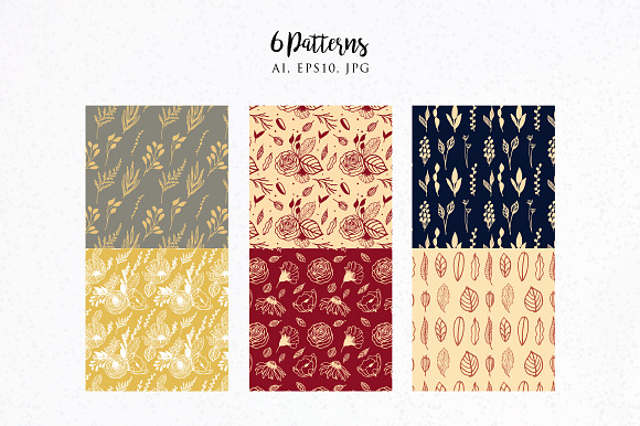 Hand Drawn Floral Elements Vol.2 in Illustrations - product preview 4