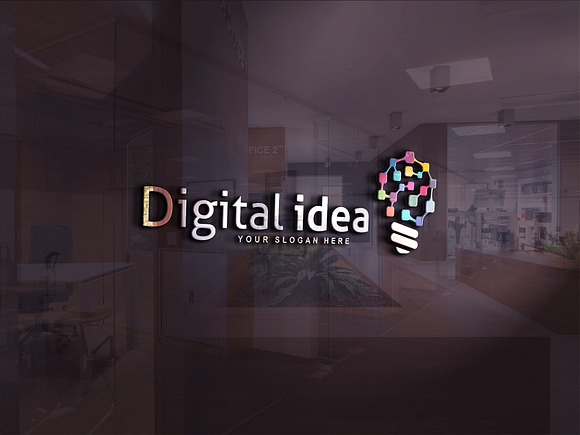 Digital Idea Logo Template in Logo Templates - product preview 2