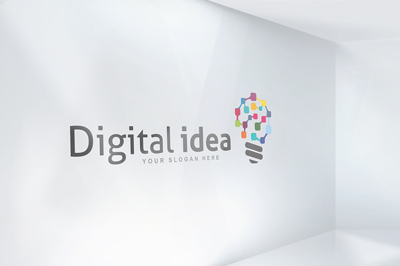 Digital Idea Logo Template in Logo Templates - product preview 3