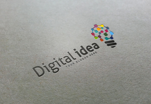 Digital Idea Logo Template in Logo Templates - product preview 4