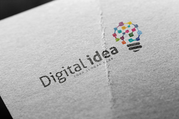 Digital Idea Logo Template in Logo Templates - product preview 7