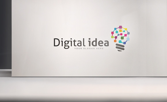 Digital Idea Logo Template in Logo Templates - product preview 8
