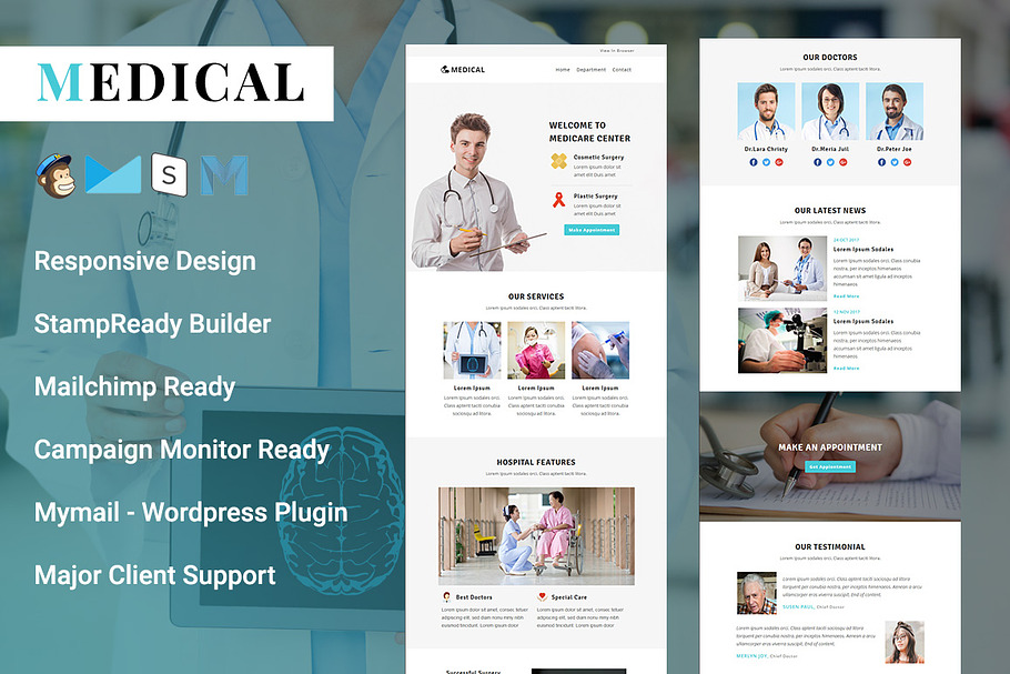 Medical - Responsive Email Template