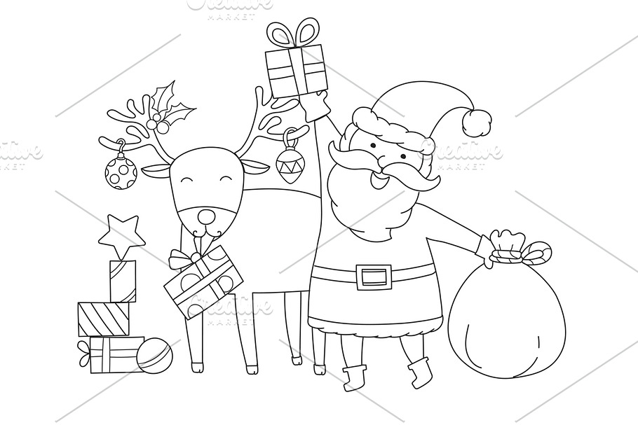 Merry Christmas Vector in Illustrations - product preview 8