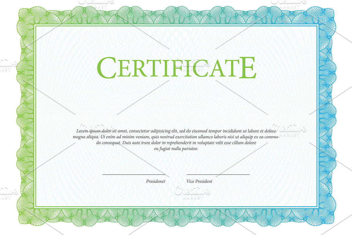 Certificate179 in Stationery Templates - product preview 8