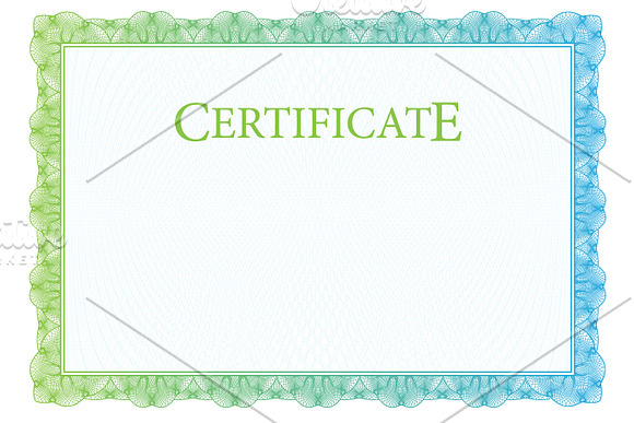 Certificate179 in Stationery Templates - product preview 1