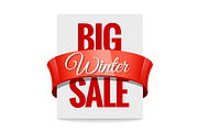 Big winter sale. Label