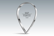 Map pointer sign