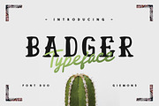 Badger Typeface - 50% OFF