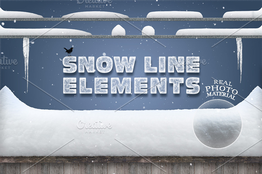 Snow Line Elements in Objects - product preview 8