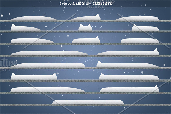 Snow Line Elements in Objects - product preview 1