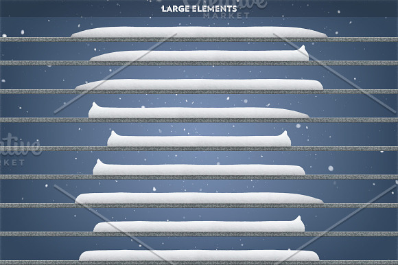 Snow Line Elements in Objects - product preview 2