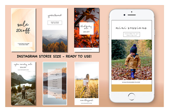 Instagram Stories Pack in Instagram Templates - product preview 1