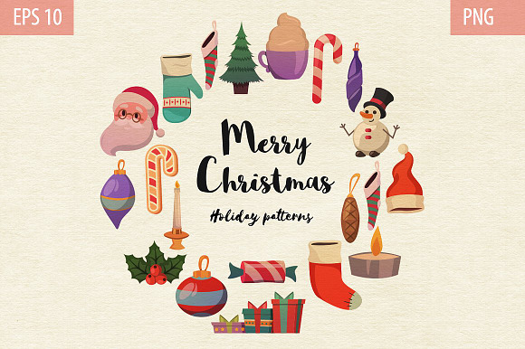 Christmas BUNDLE - 7 in 1 in Illustrations - product preview 2
