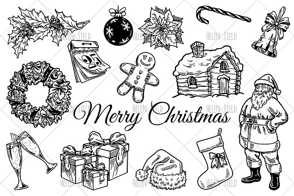 Christmas BUNDLE - 7 in 1 in Illustrations - product preview 5