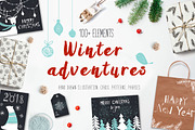 Winter adventures New Year pack