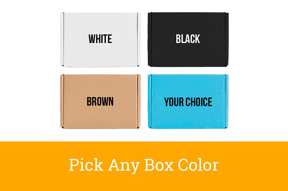 3 Real Photo Product Box Mockups in Product Mockups - product preview 2