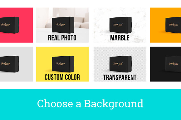 3 Real Photo Product Box Mockups in Product Mockups - product preview 3