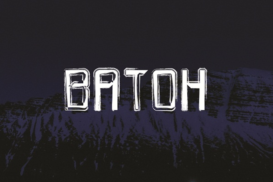 Batoh font in Display Fonts - product preview 8