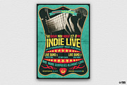 Indie Live Flyer Template