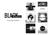 Social Media pack - BlackWhite