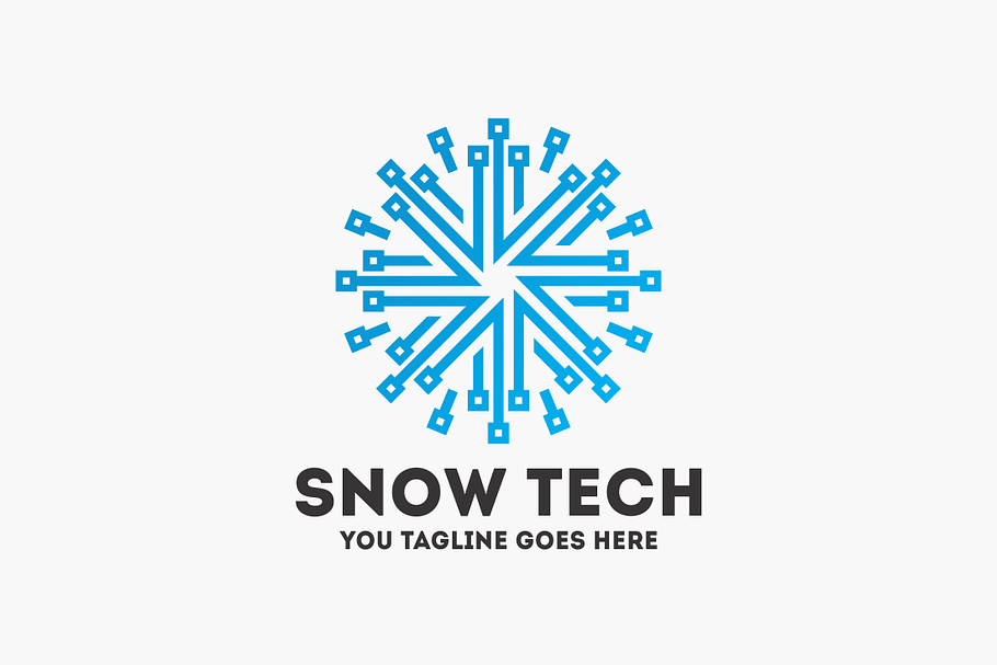 Snow Tech Logo in Logo Templates - product preview 8