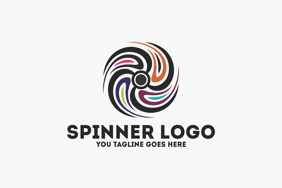 Spinner Logo in Logo Templates - product preview 8