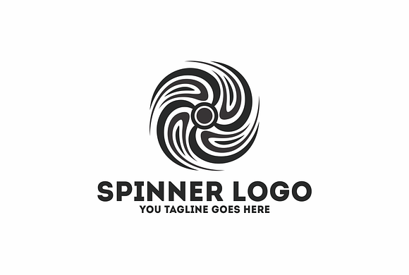 Spinner Logo in Logo Templates - product preview 1