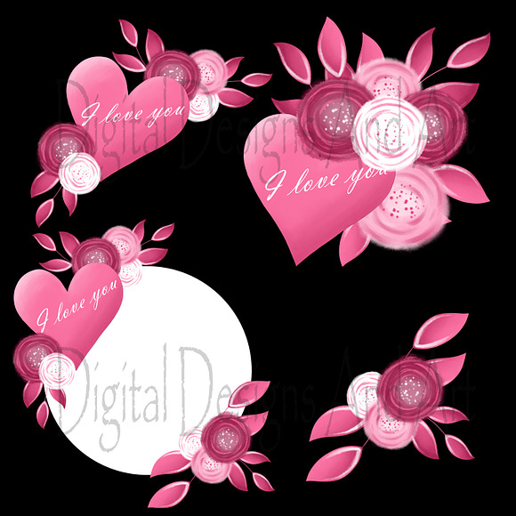 Valentine day girl in Illustrations - product preview 8