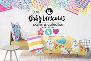 BABY UNICORNS Pattern collection