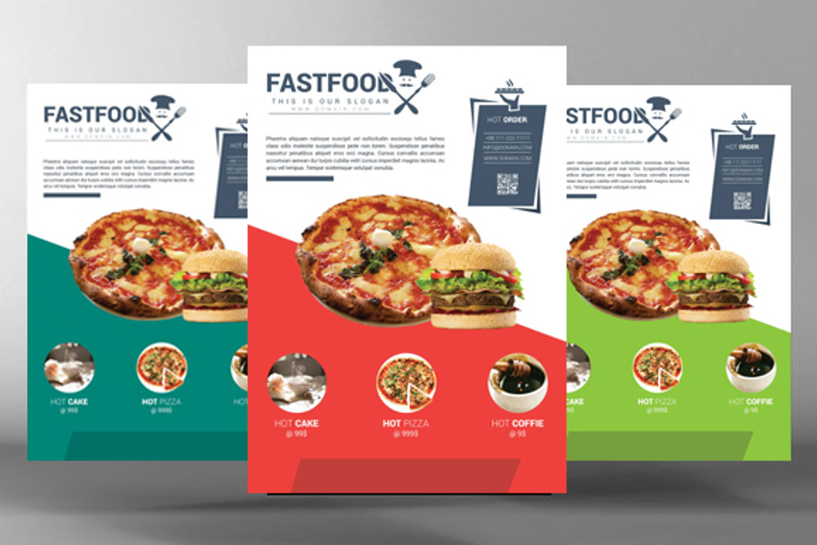 Fast Food Flyer in Flyer Templates - product preview 8