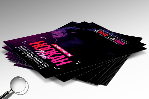 Hookah Time | Shisha Flyer Template in Flyer Templates - product preview 9