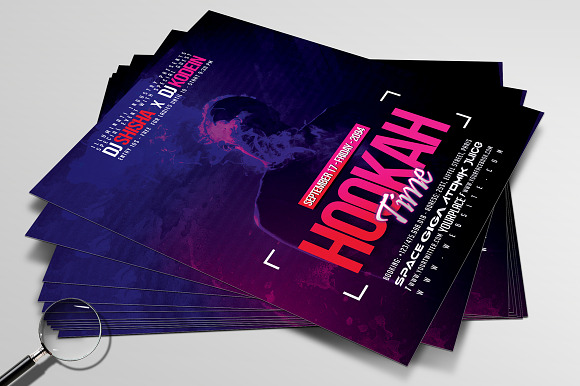 Hookah Time | Shisha Flyer Template in Flyer Templates - product preview 10