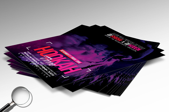 Hookah Time | Shisha Flyer Template in Flyer Templates - product preview 11