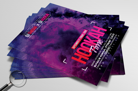 Hookah Time | Shisha Flyer Template in Flyer Templates - product preview 12