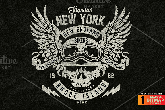 BIKERS BROTHERHOOD in Illustrations - product preview 1