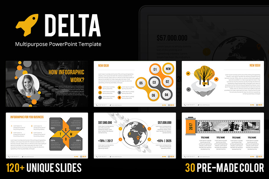 Delta - PowerPoint Template in PowerPoint Templates - product preview 8
