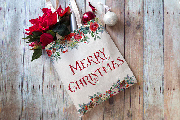 Tote Bag Mockup - Christmas in Product Mockups - product preview 1