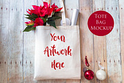 Tote Bag Mockup - Christmas