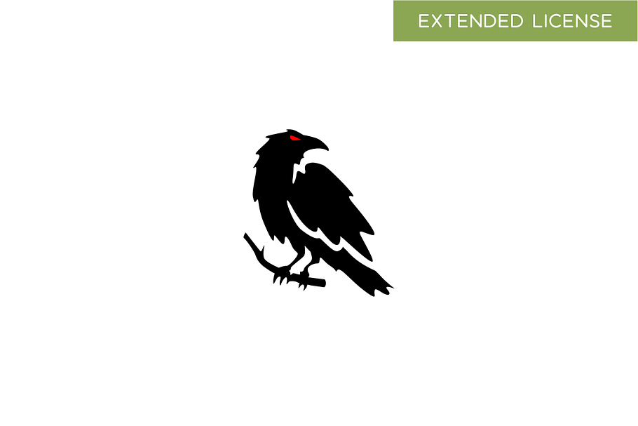 Crow in Logo Templates - product preview 8