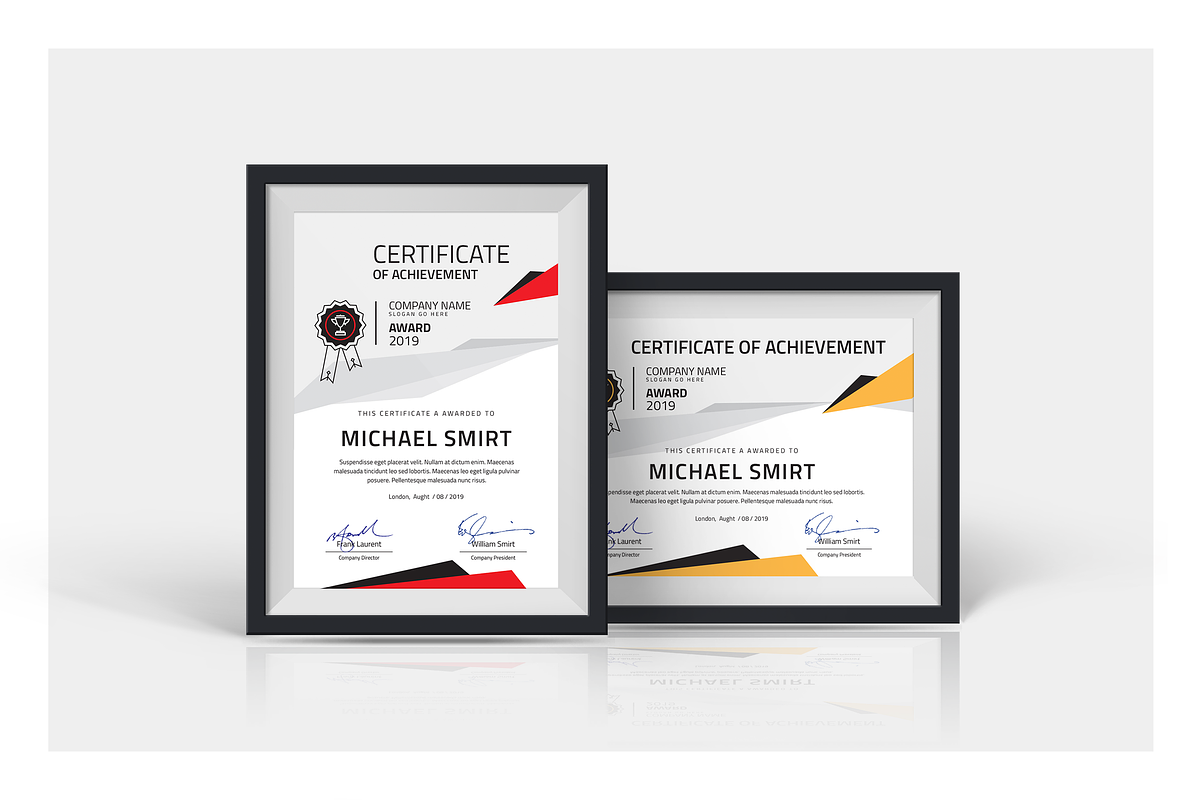 Modern Certificates in Stationery Templates - product preview 8