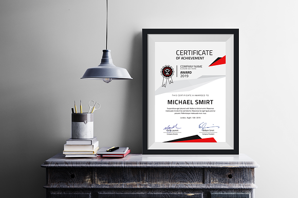 Modern Certificates in Stationery Templates - product preview 1