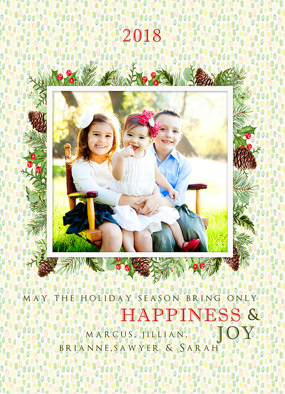 Christmas Photo Card 17-04 in Card Templates - product preview 2