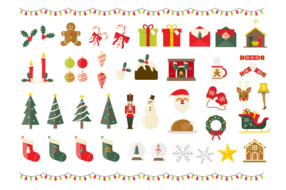 'Noel' Holiday Icon Collection in Holiday Icons - product preview 1
