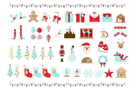 'Noel' Holiday Icon Collection in Holiday Icons - product preview 2