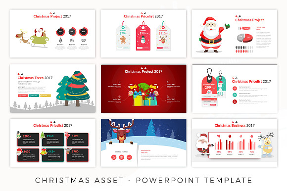Christmas Asset - Powerpoint  in PowerPoint Templates - product preview 3